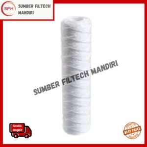 filter cartridge benang pp string wound (10 40 inch) (5 micron)
