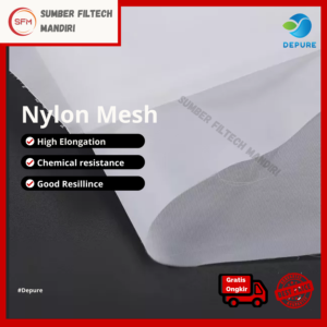 mesh saringan nylon 30, 40, 50, 60, 80 100, 120, 150, (lebar 1.6m)