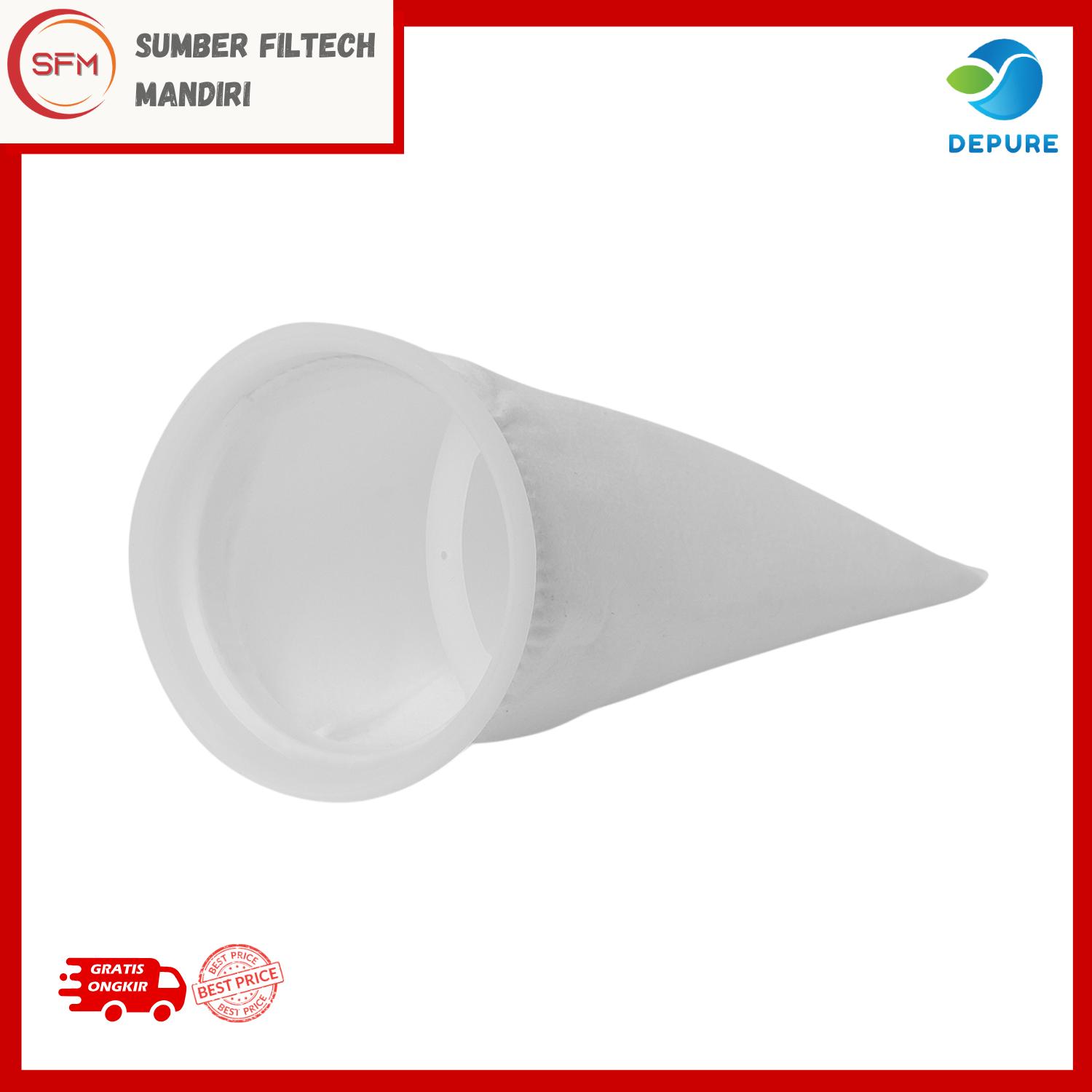 filter bag polyester (4"x9") 1, 5,10, 25, 50, 100,150 micron / minyak filter bag polyester (4"x9") 1, 5,10, 25, 50, 100,150 micron / minyak