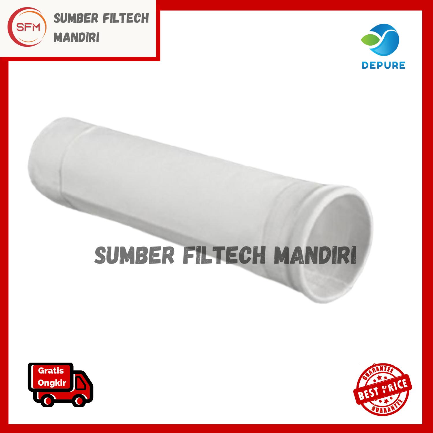 depure filter bag dust collector debu polyester wr (16cm x 600cm) depure filter bag dust collector debu polyester wr (16cm x 600cm)