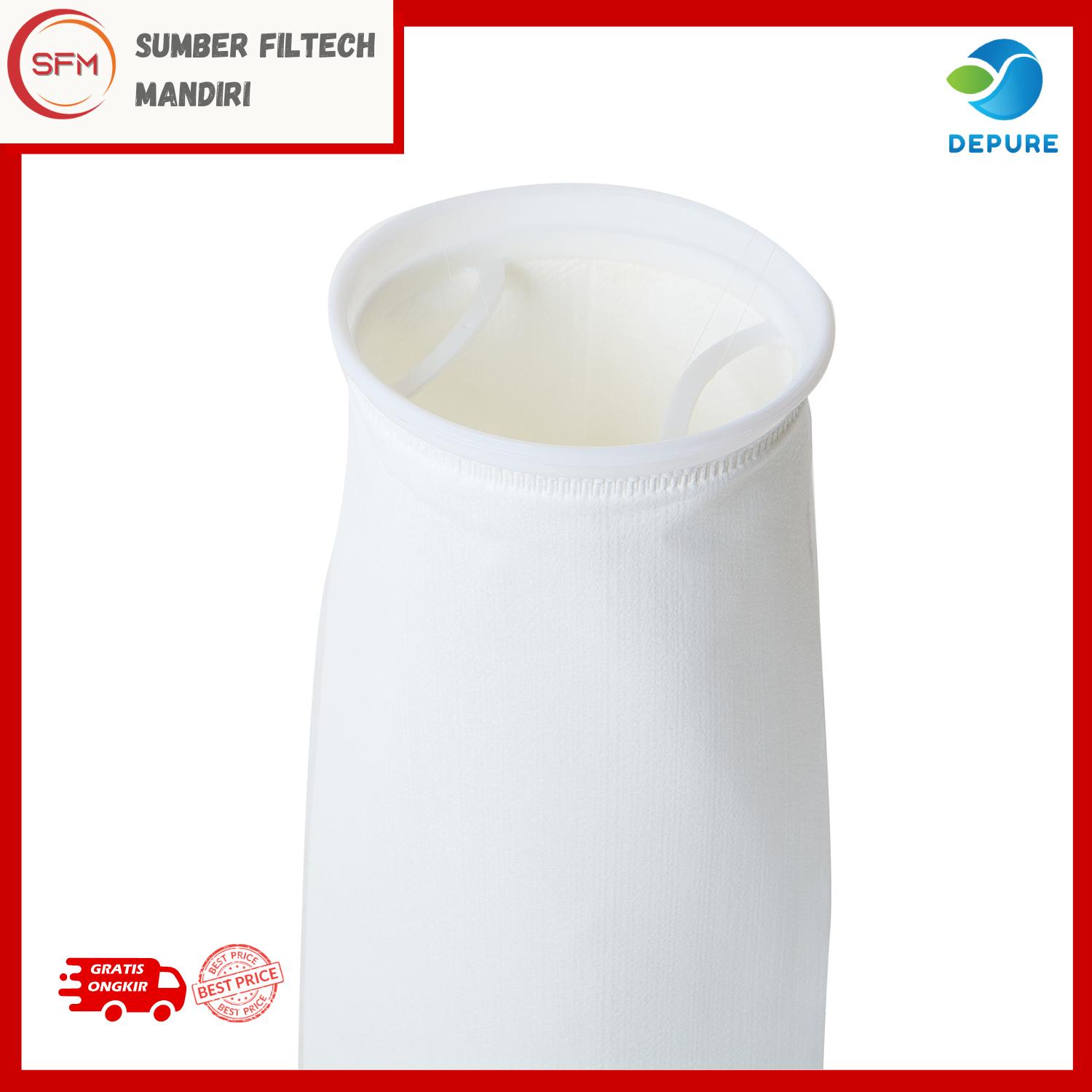filter bag polyester (4"x9") 1, 5,10, 25, 50, 100,150 micron / minyak filter bag polyester (4"x9") 1, 5,10, 25, 50, 100,150 micron / minyak