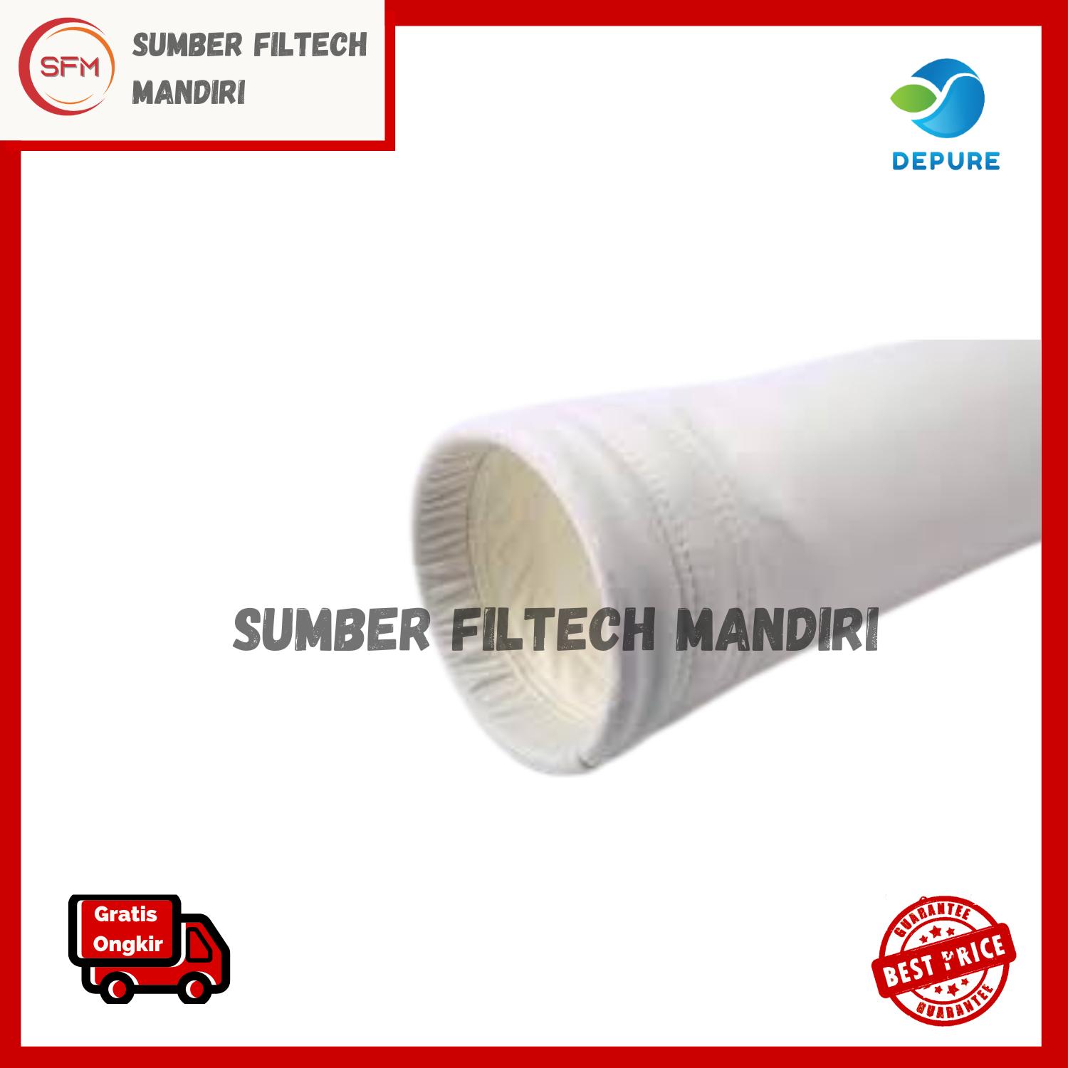 depure filter bag dust collector debu polyester wr (16cm x 600cm) depure filter bag dust collector debu polyester wr (16cm x 600cm)